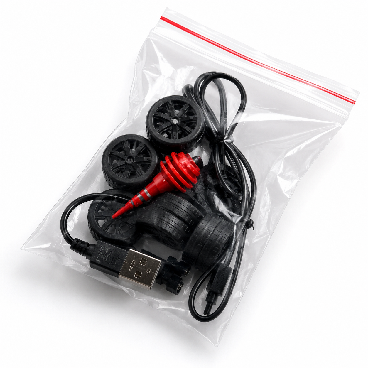 RC Drift Kart MiniRacer | Mini RC Drift Car | LED Headlights |  Red & Black GT Edition | Kids & Adults